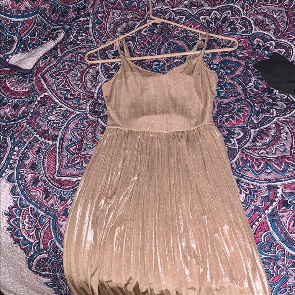 Gold Short Dress